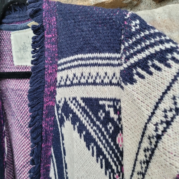 Anthropologie Angel Of The North Wool Cardigan Sweater Vest - Picture 8 of 11